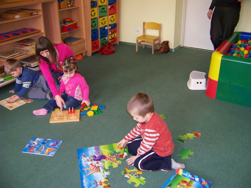 Zajęcia w gabinecie wczesnego wspomagania rozwoju